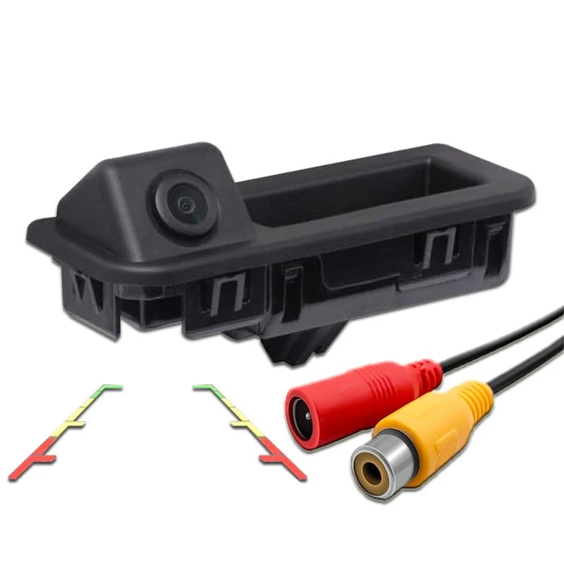 Caméra de vue arrière de voiture avec interrupteur de poignée HD, pour Audi Q2 Q2L Q5L A5 pour Skoda rapid karoq 2020 kodiaj Cayenne Polo Bora