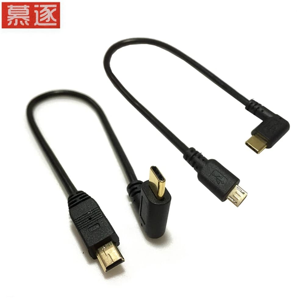 Câble Micro USB 3,1 OTG de 25cm, 5 broches, adaptateur de données, prise USB 2,0
