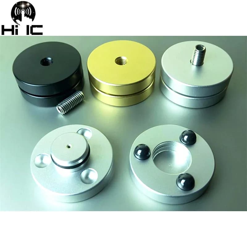 Pads anti-vibrations FE Audio, pieds amortisseurs, pointes en alliage de magnésium et d'aluminium, pour enceintes, lecteurs CD, amplificateurs