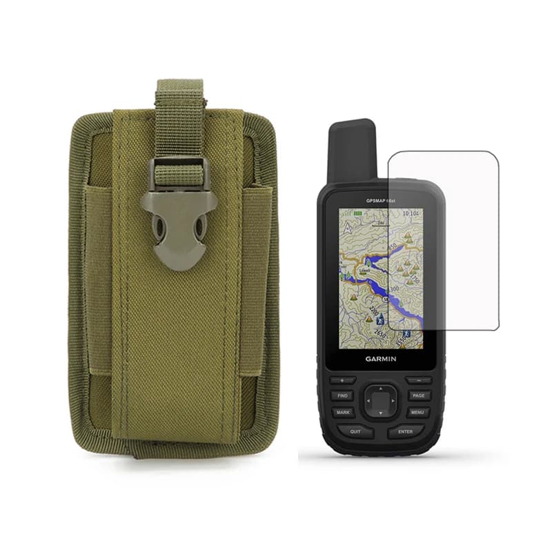 Étui Dulpowder militaire portable et protecteur d'écran, extérieur, randonnée, GPS, Garmin GPSMAP, 66I, 66Backpack, 66ST, 66S, 66SX, 67, 67i