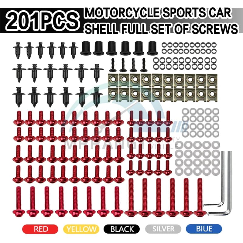 Kit de boulons à ressort pour carénage de moto, pour SUZUKI BUNDIT 250/400 GSXR GSX-R 600 750 1000 K1 K2 K3 K4 K5 K6 K7 K8 K9 K11
