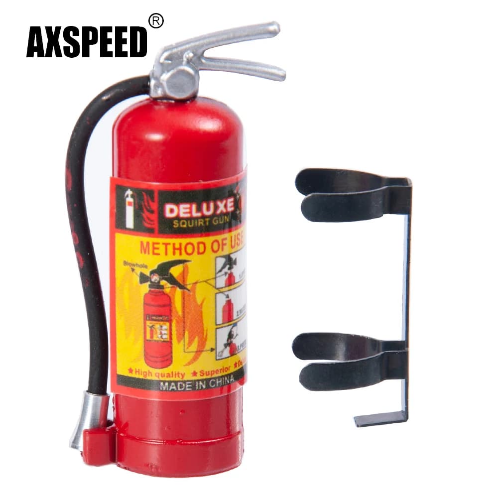 AXSPEED – Mini extincteur simulé pour Axial SCX10 Wraith TRX4 Tamiya 1/10 RC, pièce d'outil de décoration pour voiture et camion