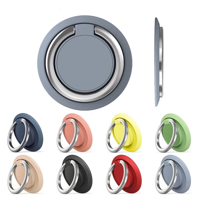 Support de bague de doigt, poignée rotative à 360 degrés pour téléphone portable et voiture, support magnétique arrière de téléphone, support universel