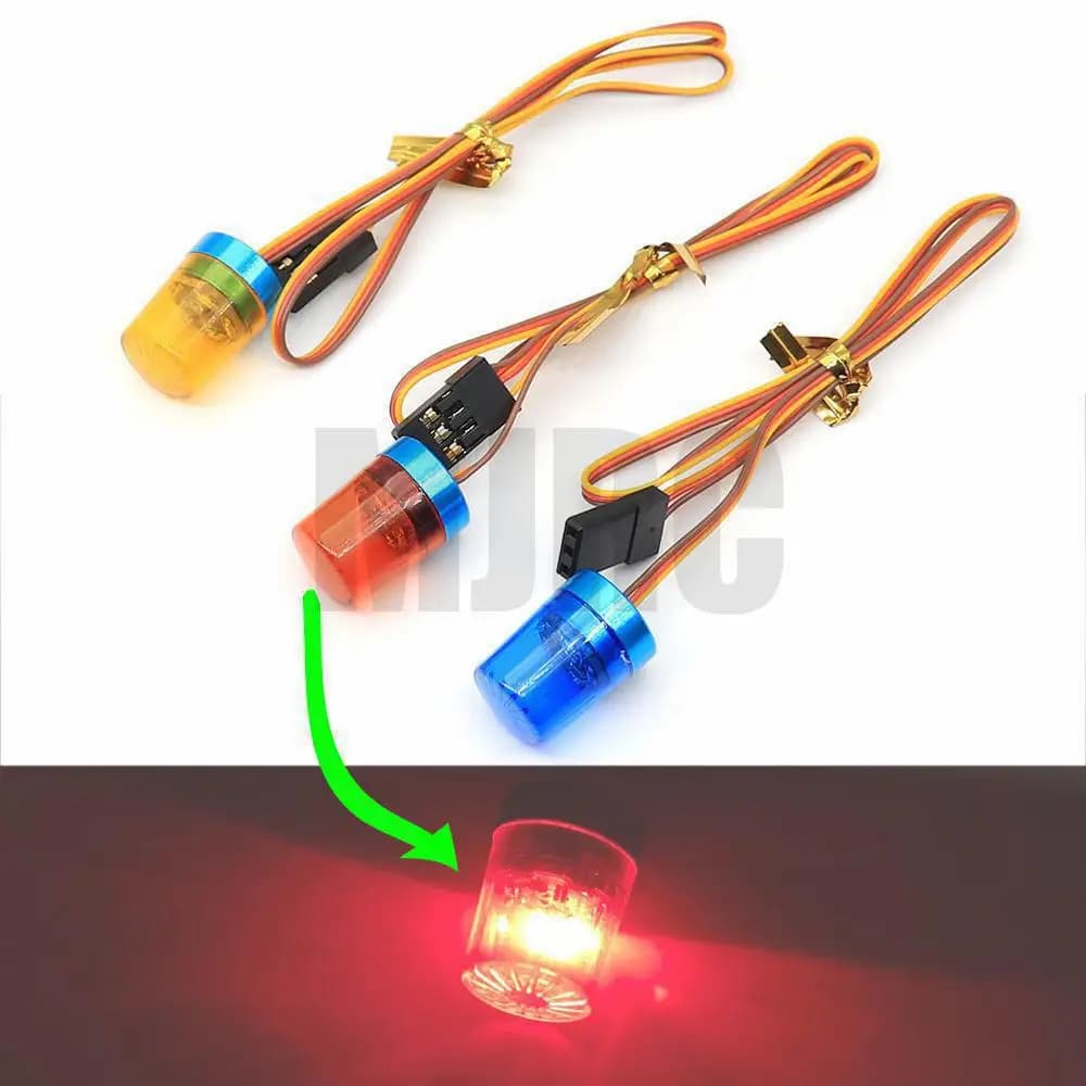 Lampe LED multifonctions pour voiture modèle RC 1/10, lumière stroboscopique, clignotante, rotative, tracteur Tamiya 1:14, camion d'ingénierie