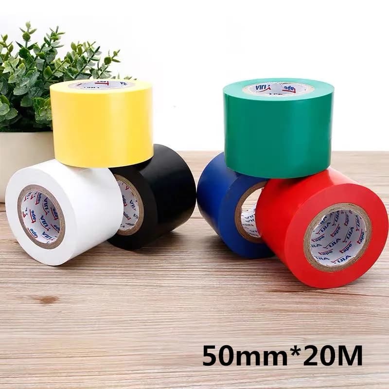 Ruban isolant électrique ignifuge, ruban électrique en PVC haute tension, ruban auto-adhésif étanche 50mm x 20M