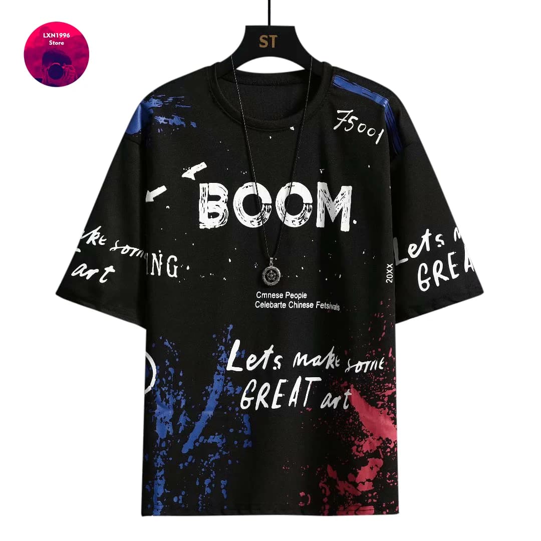 T-shirt manches mi-longues pour homme, estival et décontracté, Streetwear à la mode coréenne, Harajuku, 2021