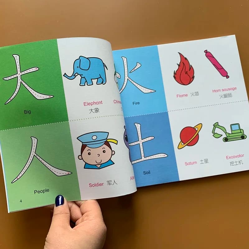 Hanzi Pinyin – livre d'apprentissage préscolaire des caractères chinois, pour enfants de 0 à 3 ans, éducation précoce, chinois et anglais, nouveauté