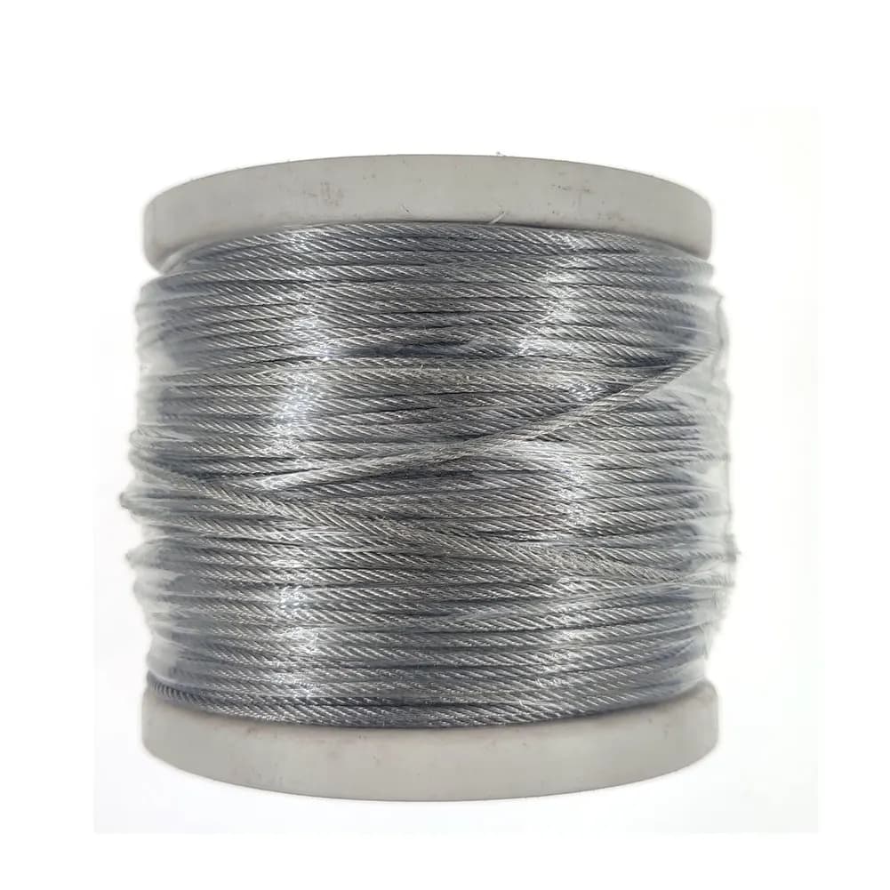INFOF-Ligne de pêche en acier inoxydable, fil tissé, leurres de jigging, ligne de leader, 7x7 brins, 100m, 13lb-660lb, plates-formes