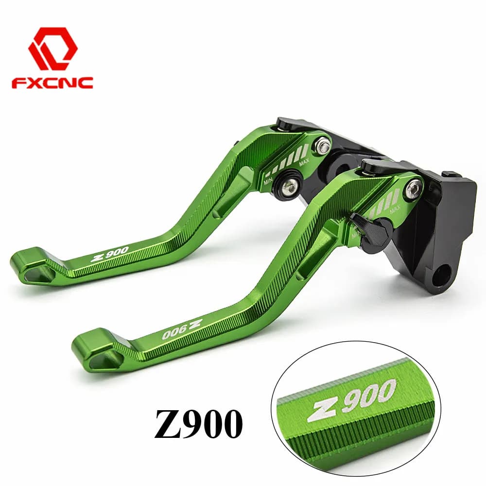 Pour Kawasaki Z900 Z 900 2017 2018 2019-2024 levier d'embrayage de frein 3D moto leviers en aluminium réglables poignée accessoires LOGO