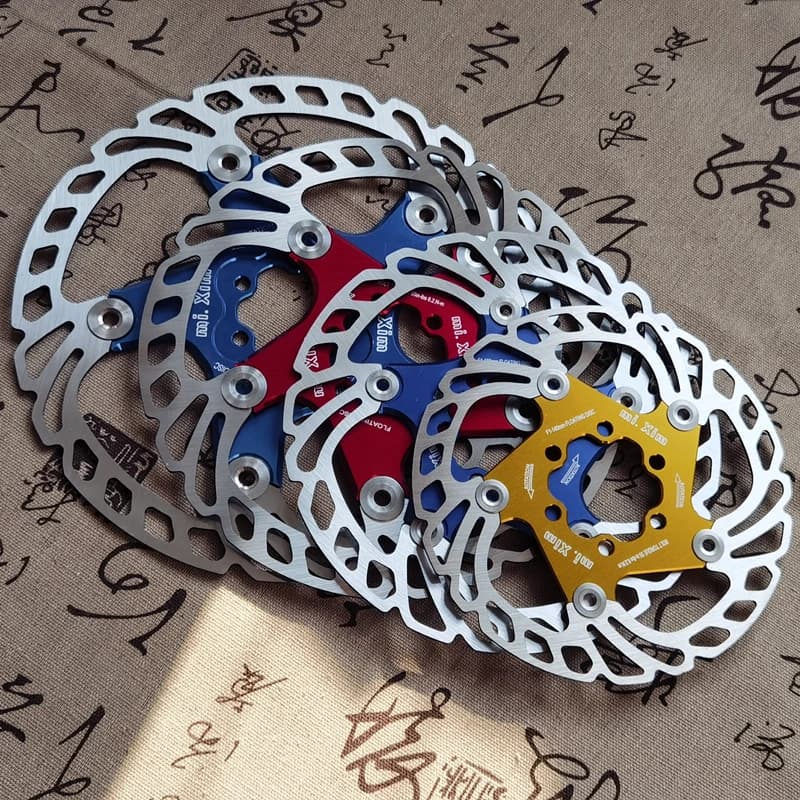Nouvelles plaquettes de disque de frein 140/160/180/203mm Rotors de frein de vélo vtt refroidissement flotteur frein à disque accessoires de vélo flotteur plaquettes de disque de frein