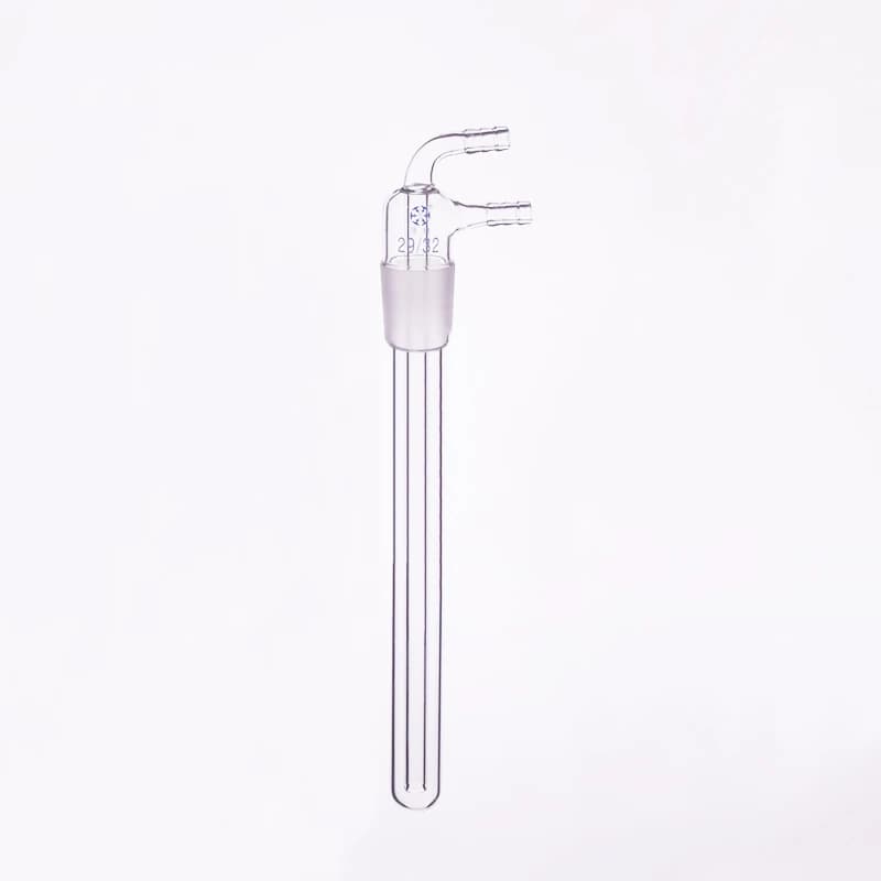 FAPE-Condensateur à doigt froid, joint 29/32, petite buse, diamètre extérieur 10mm, longueur du tube inférieur 200mm, condenseur droit