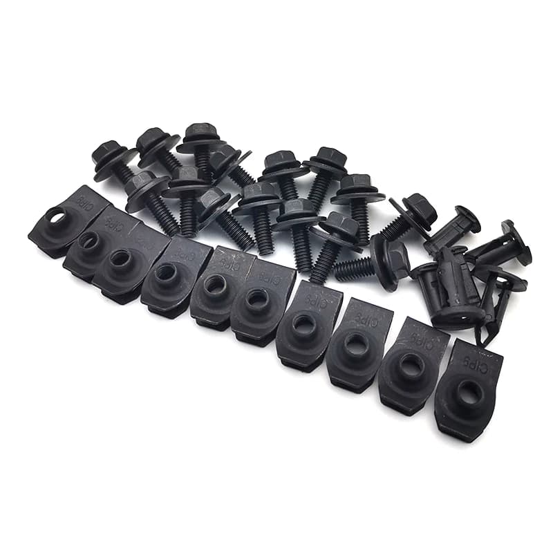 Kit de boulons de carrosserie de voiture, 28 pièces, kit de Rivets de pare-chocs pour Nissan 350z 370z Infiniti G35 G37 FX35 FX45