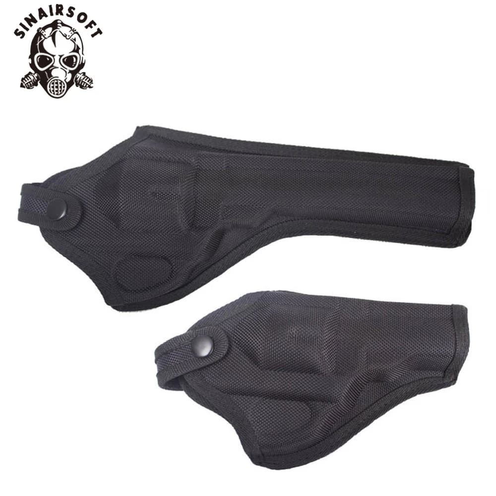 SINAIRSOFT tactique main droite Revolver étui Airsoft pistolet étui Oxford Duty longue/courte dessin rapide pistolet étui pour la chasse