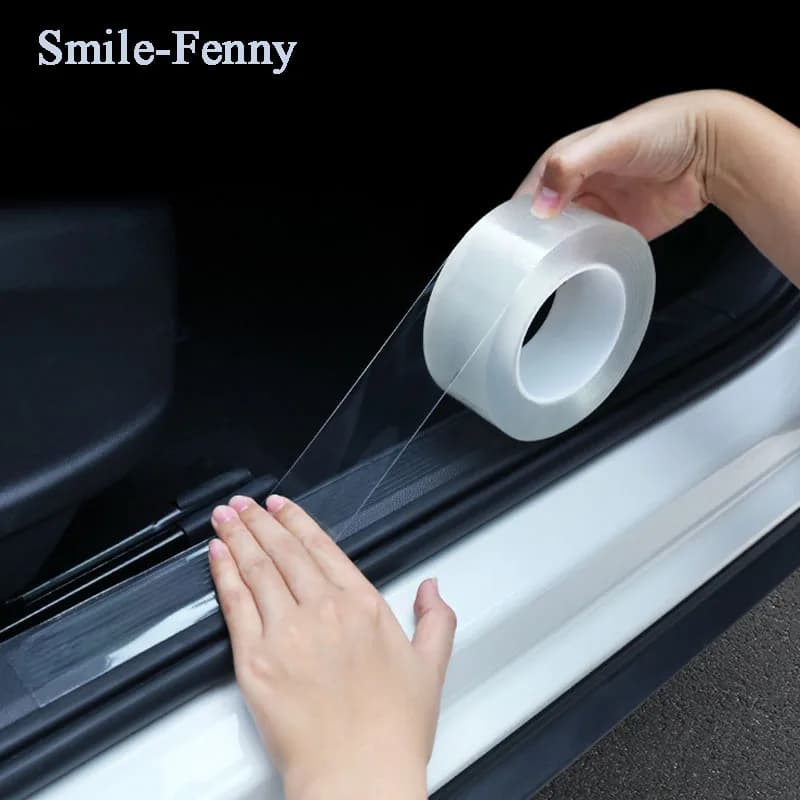 Autocollant Transparent pour rebord de porte de voiture, bandes de protection de 3 mètres, accessoires automobiles, pour BMW X5 X6 X7 F15 F16 G05 G06 G07