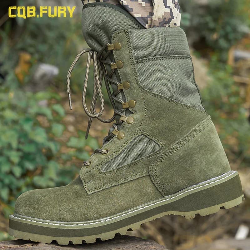 2025 printemps haute aide forces spéciales combat hommes armée ventilateur tactique alpinisme terre bottes d'extérieur