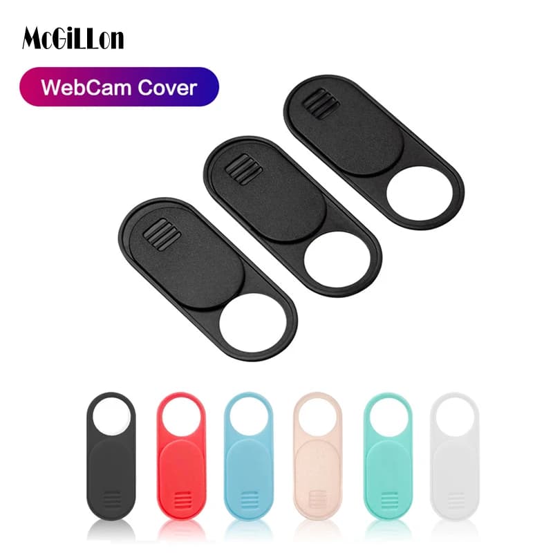 Cache-webcam universel anti-espion avec obturateur magnétique coulissant pour ordinateur portable, iPad, PC, MacBook, tablette – Autocollant de confidentialité pour objectif