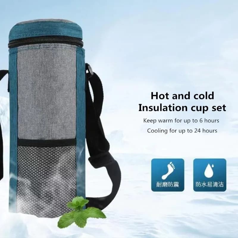 Sac isotherme universel pour bouteille d'eau de Camping en plein air, sac d'isolation thermique de grande capacité, accessoires de Camping
