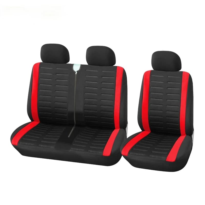 Housses de siège de voiture de peinture de voiture-polyester respirant adapté aux housses de protection de siège de voiture 2 + 1-convient à la plupart des voitures camion Van SUV