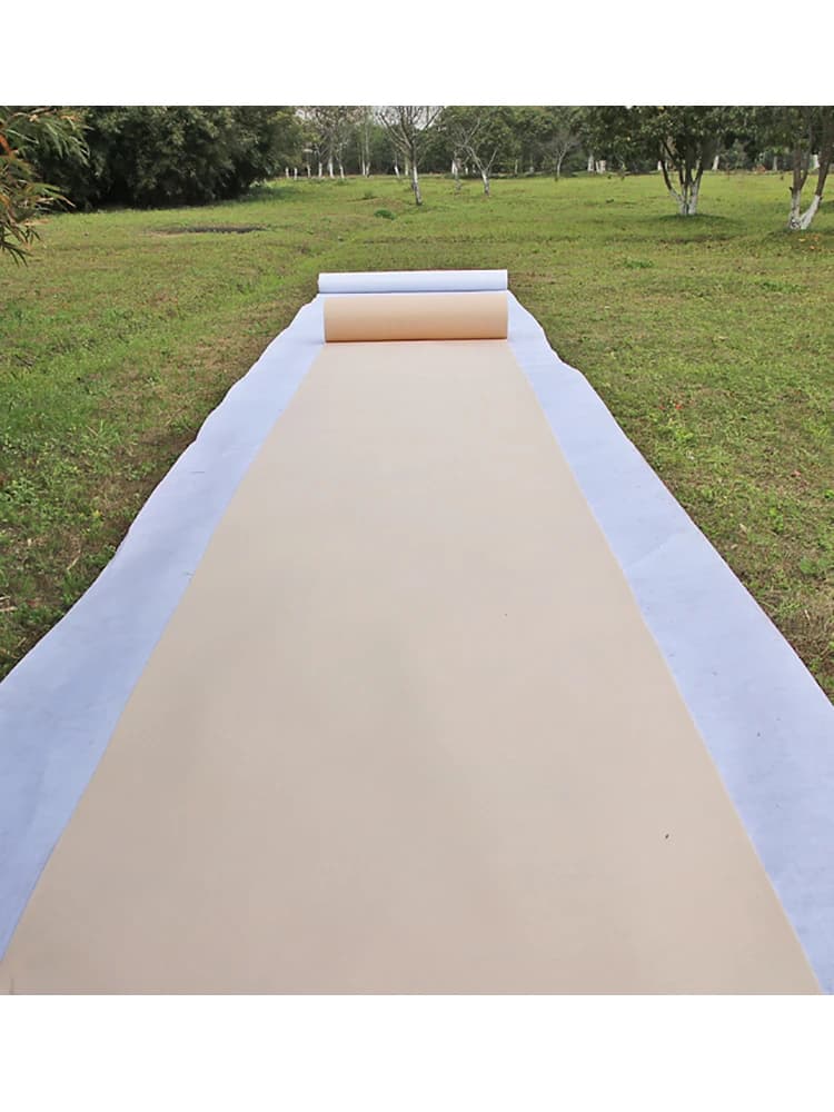 Tapis de chemin d'allée de mariage blanc Champagne, romantique, adapté aux occasions spéciales, tapis de mariage antidérapant