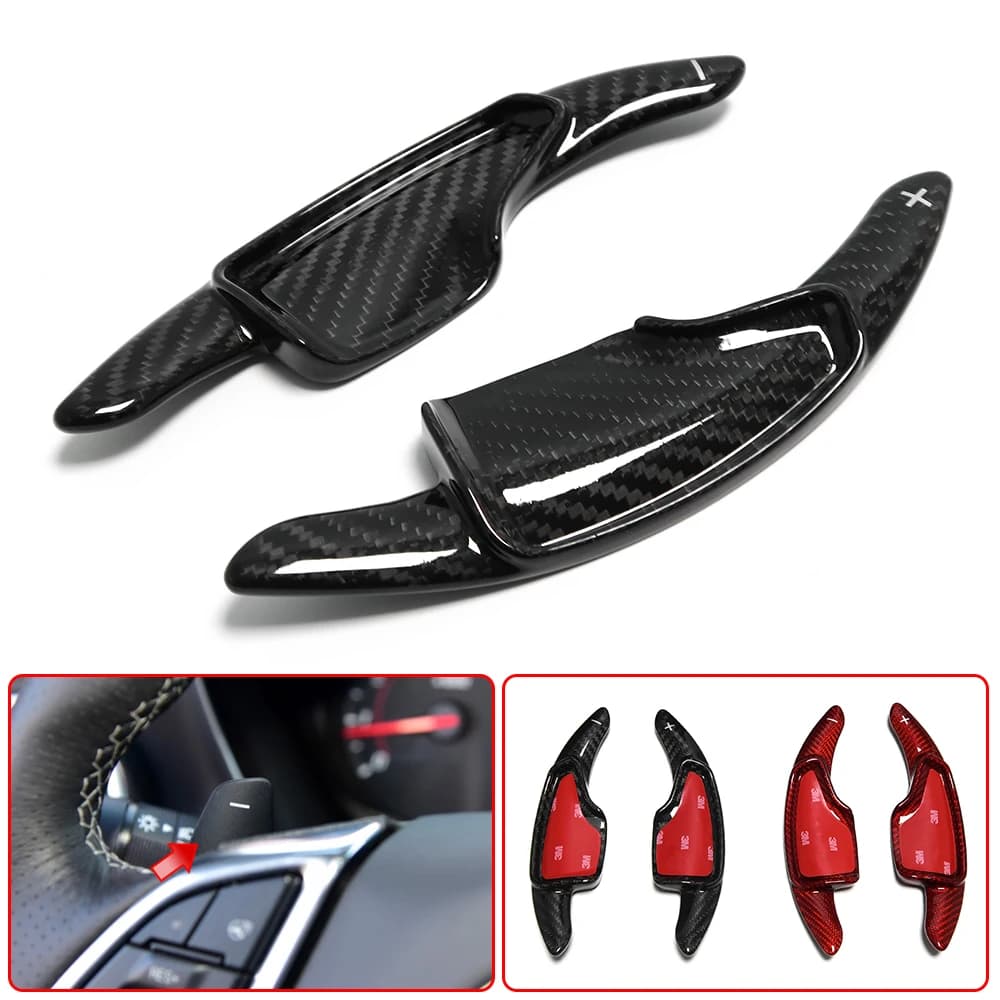 Palettes de manette de vitesse de volant de voiture convertible, garniture d'extension pour oral y Camaro, ZL1, LT1, RS, SS, 2016-2021, Corvette C7, 2015-2019
