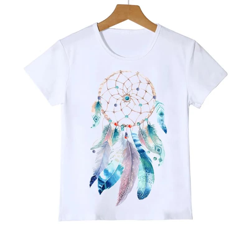 T-shirt arc-en-ciel pour filles et garçons, T-shirt avec lettres imprimées Fly To Your Dream, vêtements pour enfants, ailes d'ange, pour filles et garçons