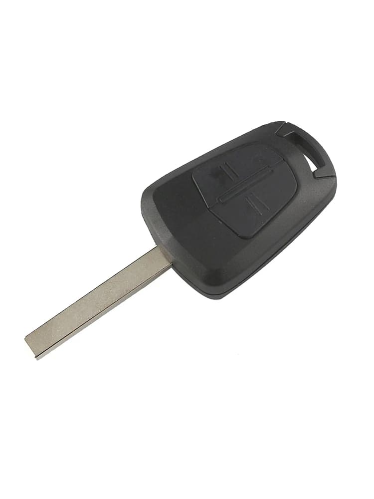 Clé télécommande à 2 boutons pour Opel Vauxhall Corsa D Meriva B Astra H J G Insignia Zafira Agila, coque de clé de voiture, sans Logo, lame non coupée
