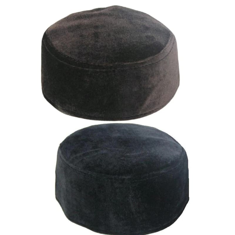 Chapeau de prière musulmane pour hommes, coquille souple islamique, bonnet tête de mort, plat, Simple, couleur unie, Ramadan, arabe, dubaï