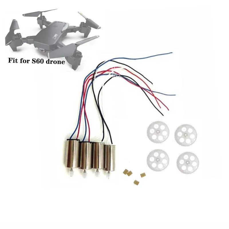 Pièces de rechange pour importateur S60 RC, accessoires BubGear, moteur CW CCW, hélicoptère