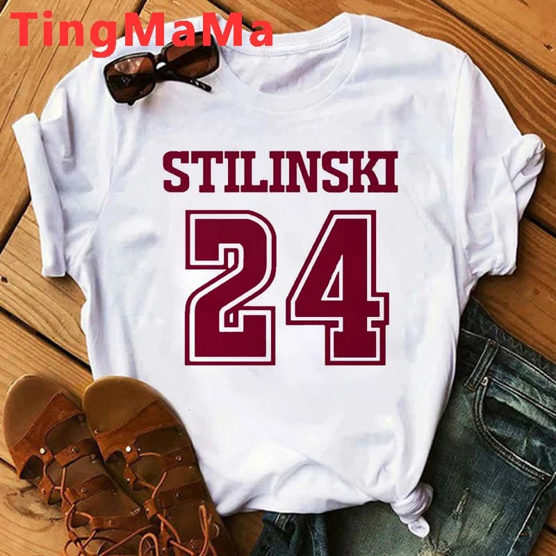 Kawaii film adolescent loup T-shirt femmes Stilinski 24 Lahey McCall t-shirts graphiques été hauts dessin animé unisexe mode T-shirt femme