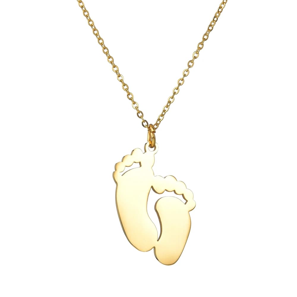 Auxauxme – colliers avec nom gravé pour femmes, bijoux personnalisés en acier inoxydable, cadeaux d'anniversaire pour enfants
