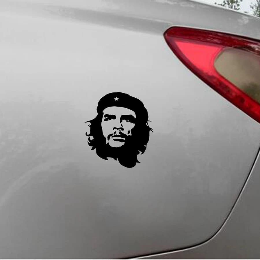 Autocollant en vinyle CHE GUEVARA, pour fenêtre de voiture, ordinateur portable, décor artistique