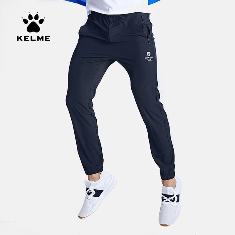KELME – pantalon de course pour hommes, survêtement de sport, jogging, séchage rapide, respirant, vêtements d'entraînement, été, 3991532