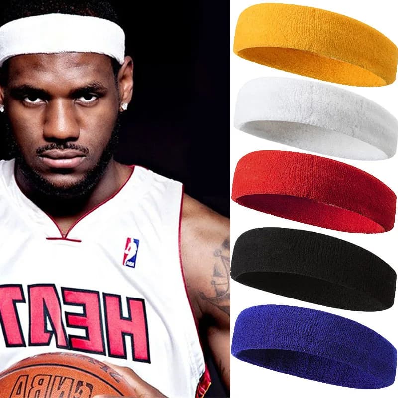 Bandeau de sport de couleur Pure, couvre-chef de course, bandeau absorbant la sueur, ceinture anti-transpirante pour basket-ball, Fitness, ceinture de guidage de la sueur