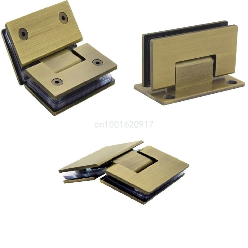 Charnière de porte en acier inoxydable 304, support de verre de salle de douche 90 135 180 degrés pince à verre puce de salle de bains