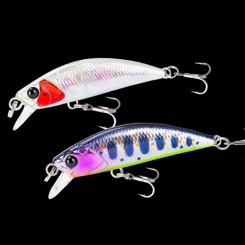 TSURINOYA leurre de pêche 50S 5g coulant vairon intrusant truite appâts durs DW106 Jerkbait perche brochet bar offre spéciale manivelle Wobbler