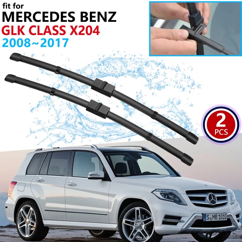 Balai d'essuie-glace de voiture, pour Mercedes Benz classe GLK 2008 ~ 2017 X204, essuie-glace, accessoires de voiture 280 300 350 200 220 320 CDI 4Matic