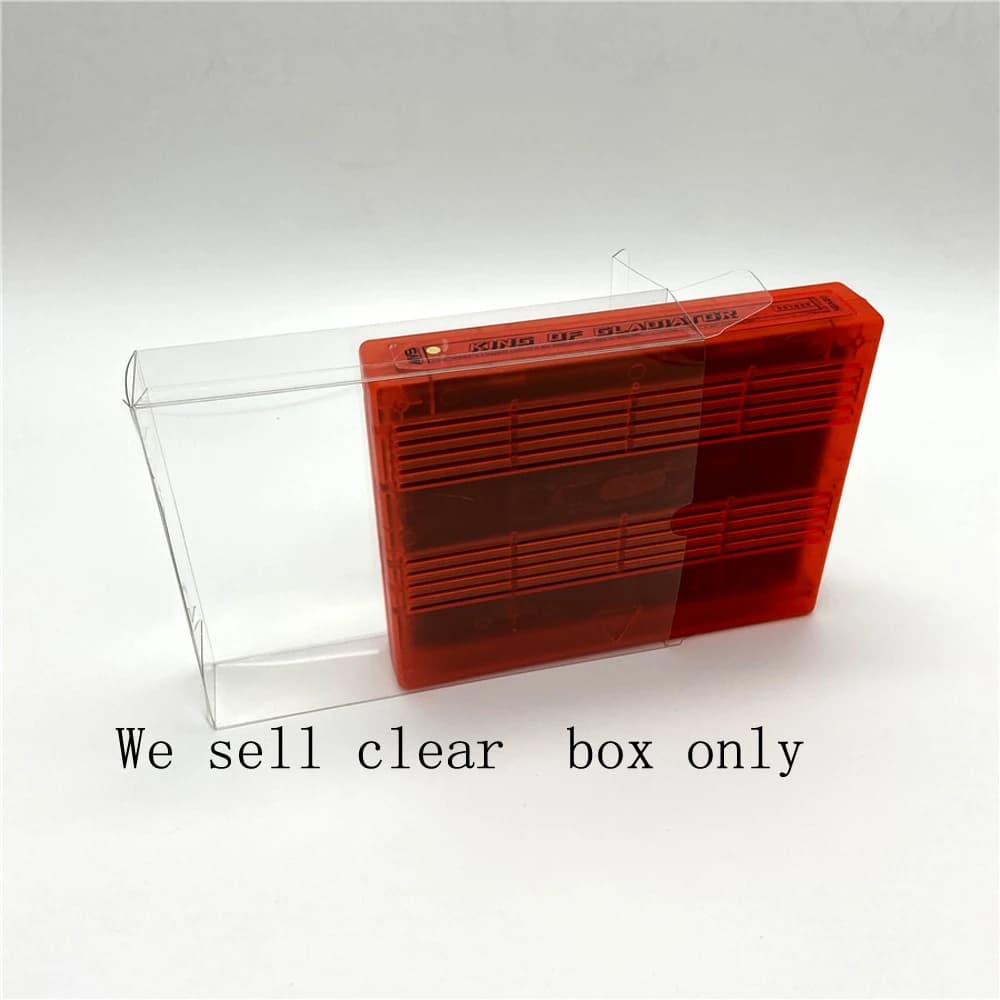 Boîte transparente pour cartouche de jeu SNK MVS, boîte de rangement en PET