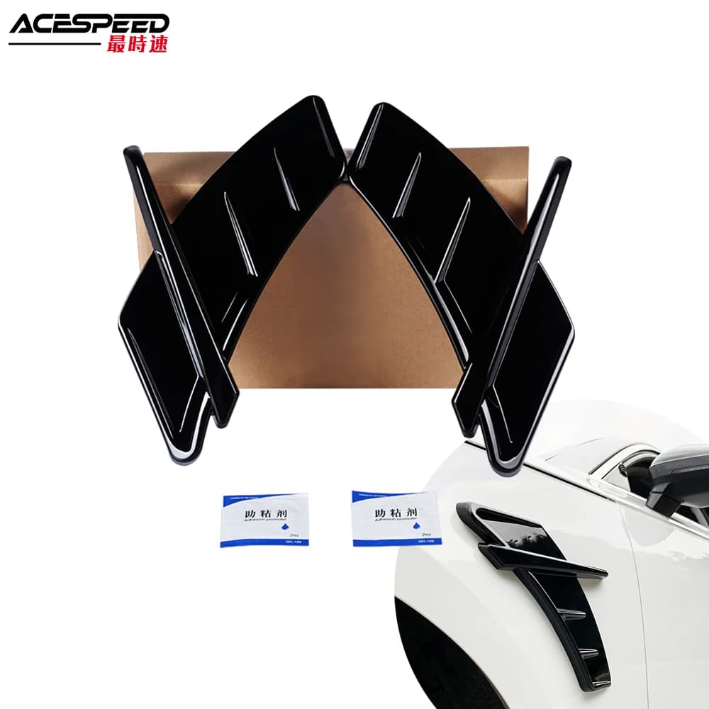 Autocollant d'emblème de garde-boue latéral de voiture, autocollant d'aération, Audi ABT, RS3, RS4, RS5, RS6, Horizon C6, C5, A1, A3, 8P, A4, B8 Gods, A5, A7, A8, Q5, Q7, TT, R8