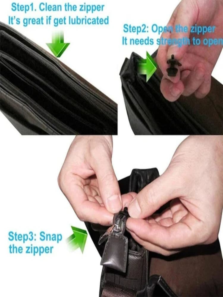 Kit de réparation universel instantané pour fermetures éclair et curseurs de fermeture éclair, avec curseurs de remplacement et d'urgence pour dents de fermeture éclair, nouveau design, pour la