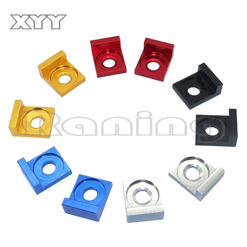 Bloc de réglage de chaîne CNC en aluminium pour moto, 12mm 15mm, ajusteur de tendeur d'essieu de chaîne pour chaîne de Pit bike XR50 CRF70 SDG 107 125