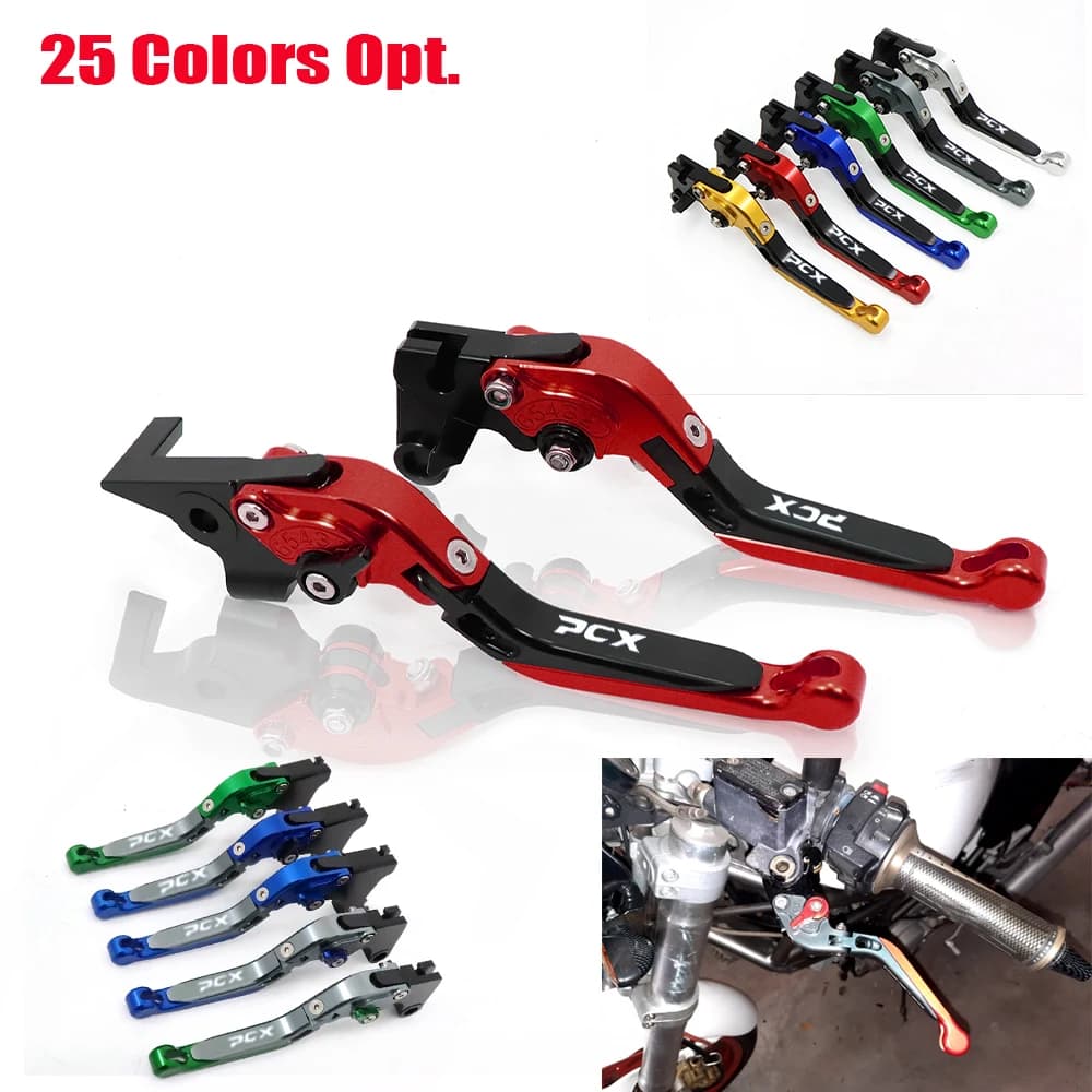 Pour HONDA PCX 125 PCX125 PCX150 PCX 160 PCX 150 PCX160 2010-2024 leviers d'embrayage de frein extensibles pliants accessoires de moto