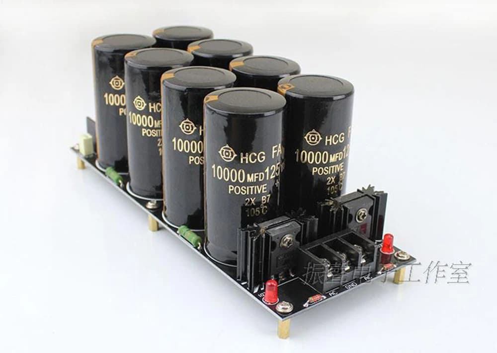 Carte d'alimentation de filtre de redresseur Schottky d'amplificateur, haute puissance, 120A, 10000uf, 125V