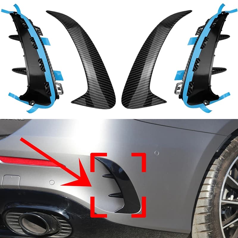 Garniture de pare-choc arrière pour Mercedes Benz classe A W177, Sedan A180 A200 A250 A35 AMG 2020 2021 +