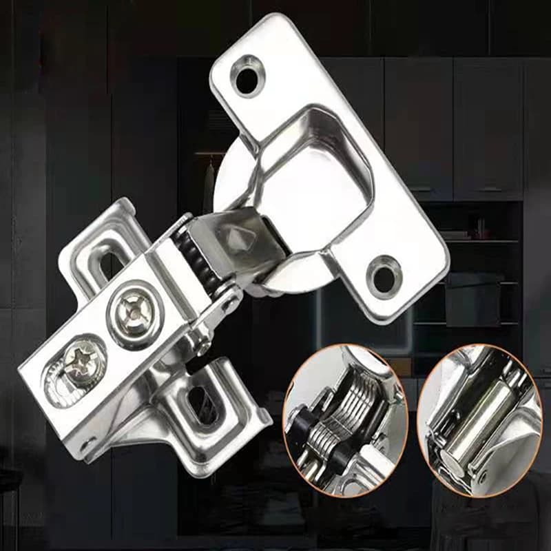Charnière hydraulique à bras court en acier inoxydable pour tiroir de 35 mm, amortisseur de porte pour armoire étroite