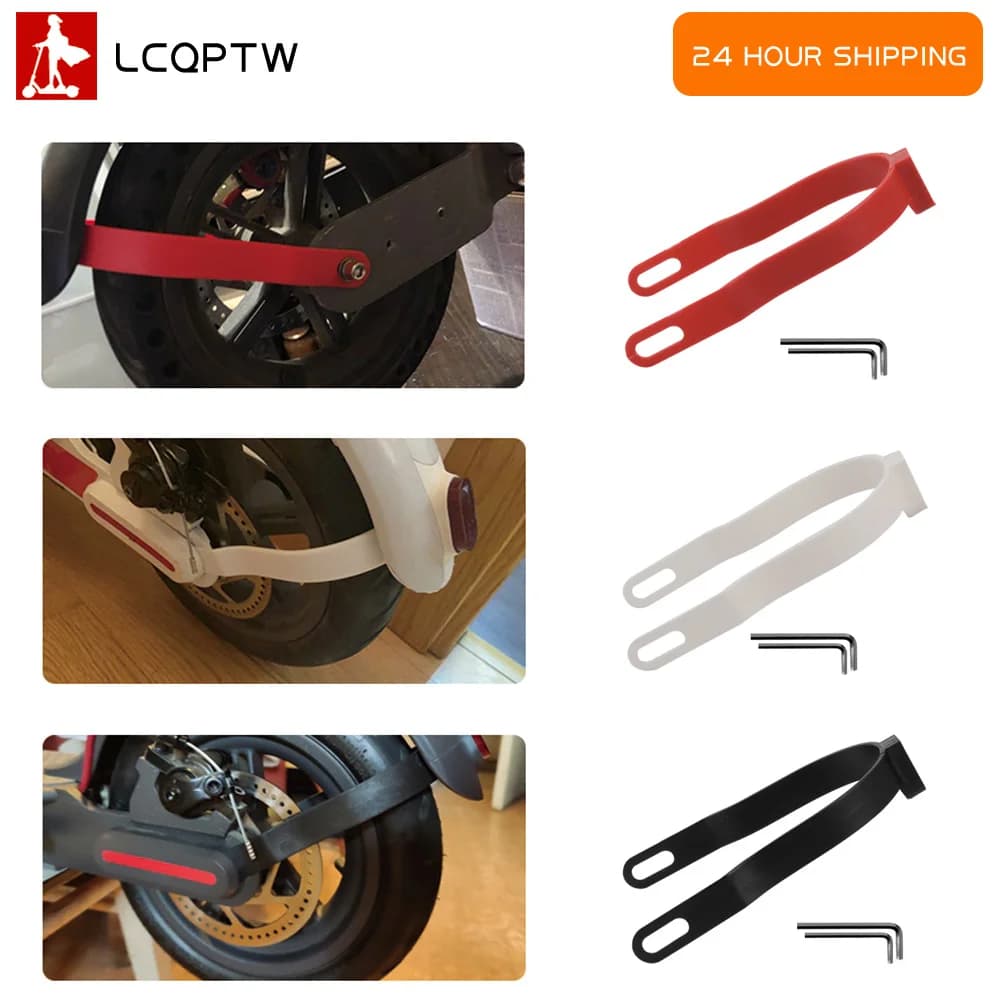 Garde-boue arrière pour trottinette Xiaomi M365, pièces de rechange, support, câble de protection, accessoires avec outils, 8.5 pouces, 10 pouces