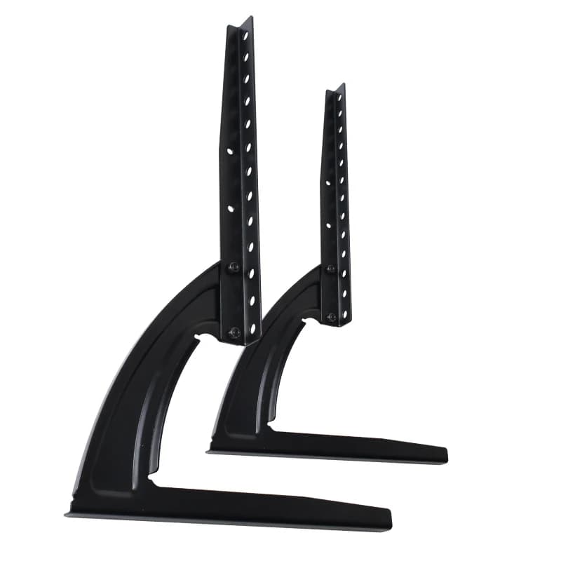 HILLPORT pied de meuble TV de Table universel pour téléviseurs LCD/LED/Plasma de 26 à 65 pouces, pieds de meuble TV pour support de moniteur d'écran DZ77