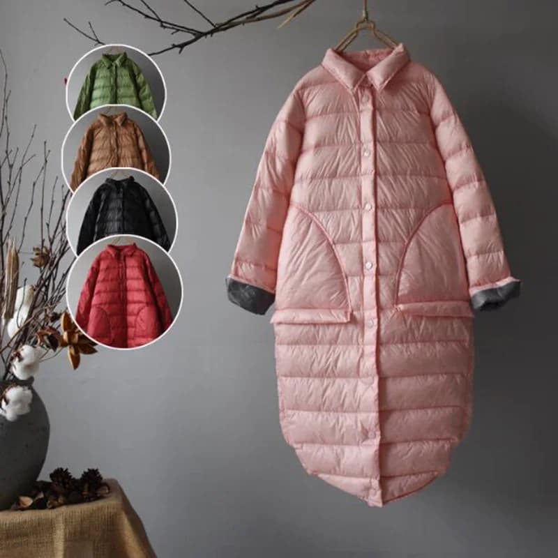 SEDUTMO hiver longue canard doudoune femmes Ultra léger mince surdimensionné manteau automne mince poche Parkas ED1470