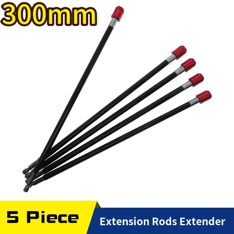 Porte-embout d'extension magnétique de 12 pouces, changement à dégagement rapide, tige hexagonale de 1/4 pouces, douille de tige d'extension pour perceuse électrique, tournevis