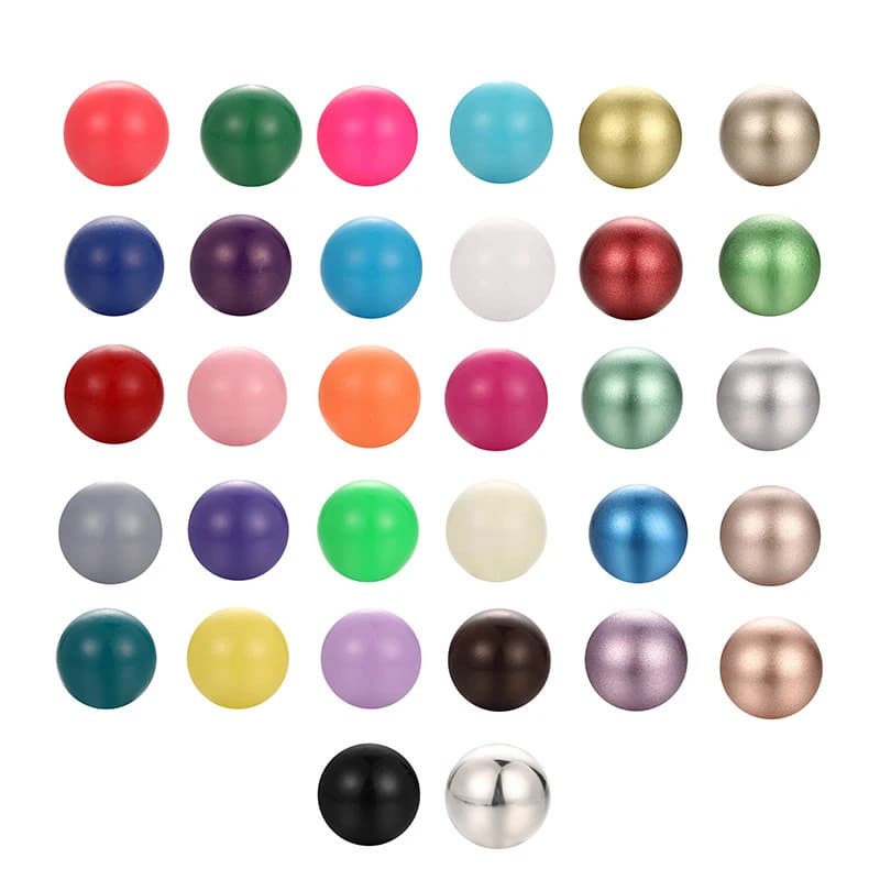 Boule de Piano musical carillon du mexique, 1 pièce/lot, pour médaillon aromatique, collier 12mm-16mm, boule ronde colorée, cadeau pour enceinte, cloche, bijoux
