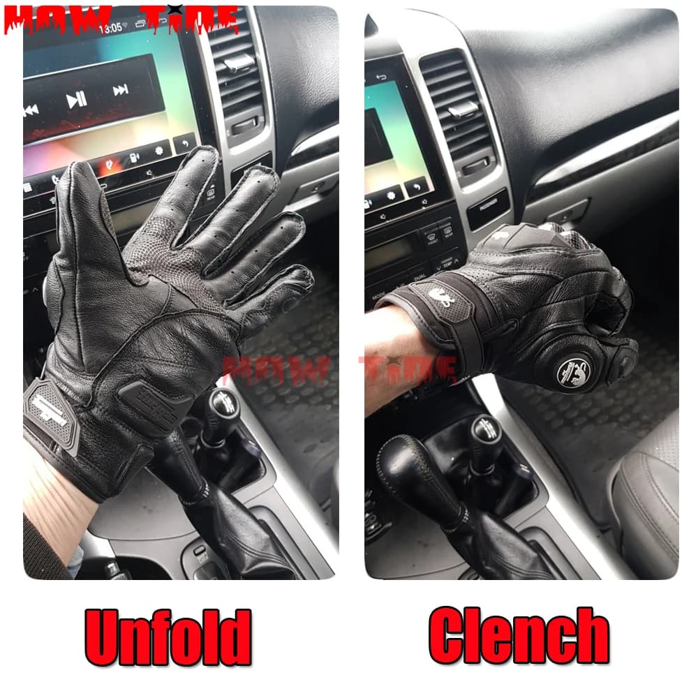 Offre spéciale! Furygan-Gants de moto en cuir AFS 6, gants de moto GP BMX, descente, VTT, cyclisme, course à pied, gg